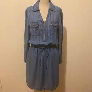 INC International Concepts Blue Lyocell Dress